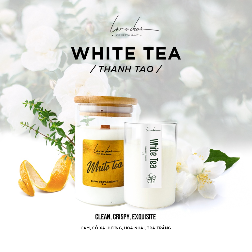 Mô tả Nến Thơm Phòng Tinh Dầu Cao Cấp LoveDear - Trang Trí Decor 100g & 200g - 8