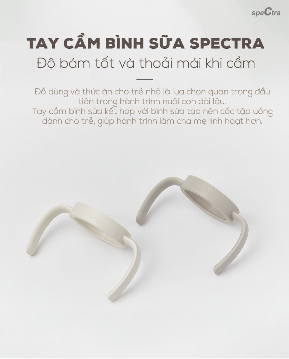 Mô tả Tay cầm bình sữa cổ rộng Spectra - 1