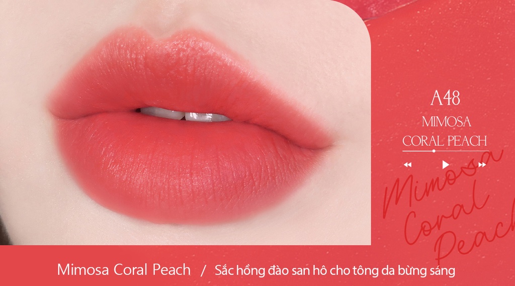 Mô tả Son Kem Black Rouge Air Fit Velvet Tint Ver 9 Acoustic Mood 36,7g - 7