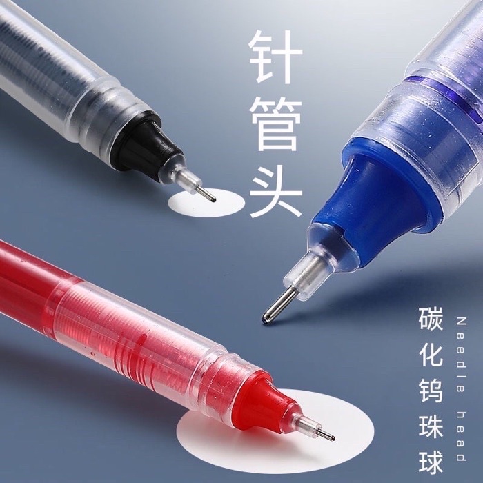 Mô tả Bút bi nước khô nhanh Deli 0,5mm luyện viết chữ trung - 2