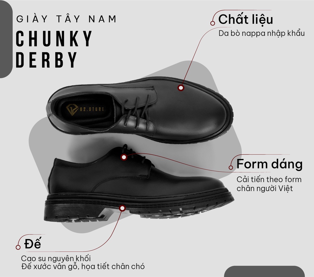 Giày Da Công Sở Trẻ Trung G2