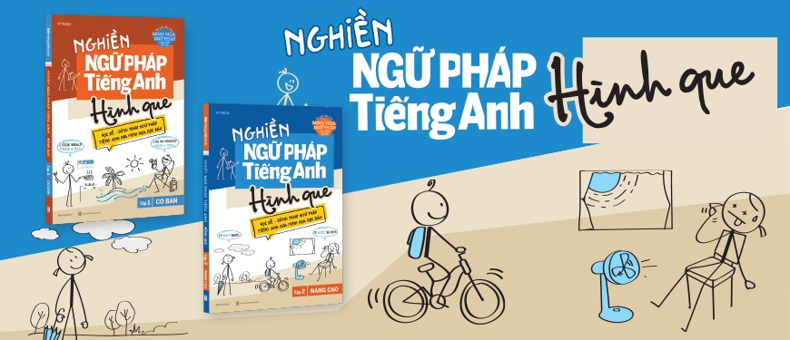 Mô tả Sách - Combo Nghiền ngữ pháp Tiếng Anh hình que Cơ bản và Nâng cao - 1