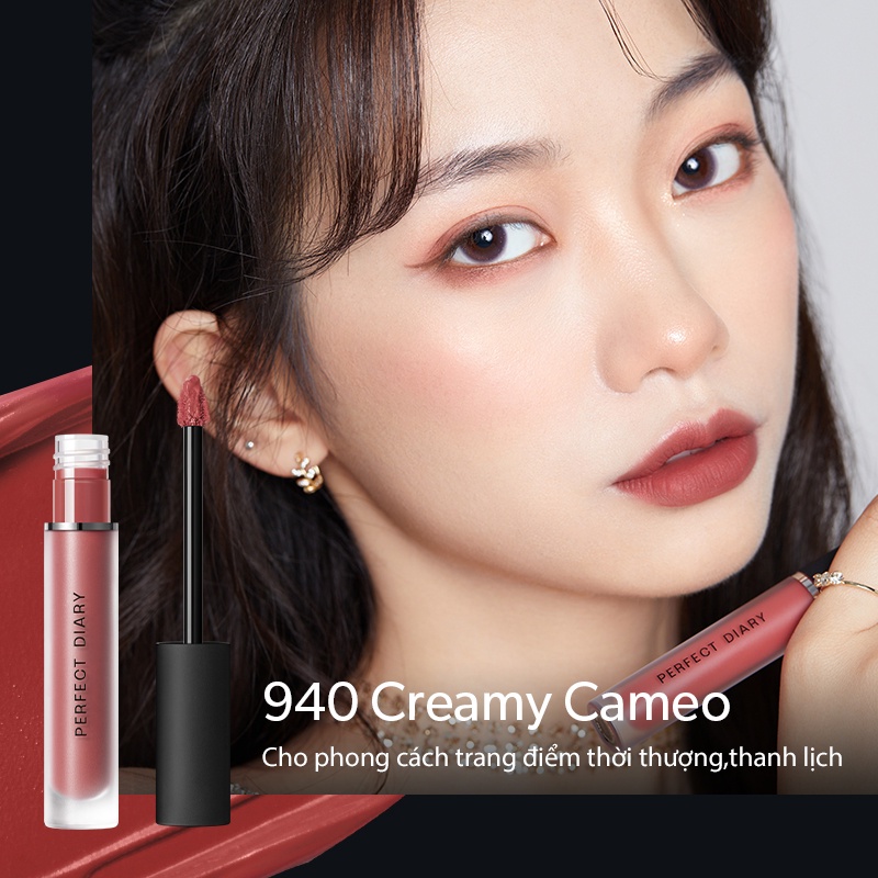 Mô tả Son Kem Lì Perfect Diary Fog Dreamy Matte Lip Gloss Nhiều Tông Màu Bản Nâng Cấp - 6