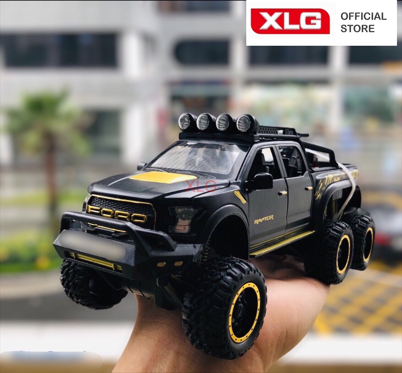 Mô tả Mô hình xe bán tải Ford Raptor F150 cao cấp tỷ lệ 1:24 dài 22 cm - 1