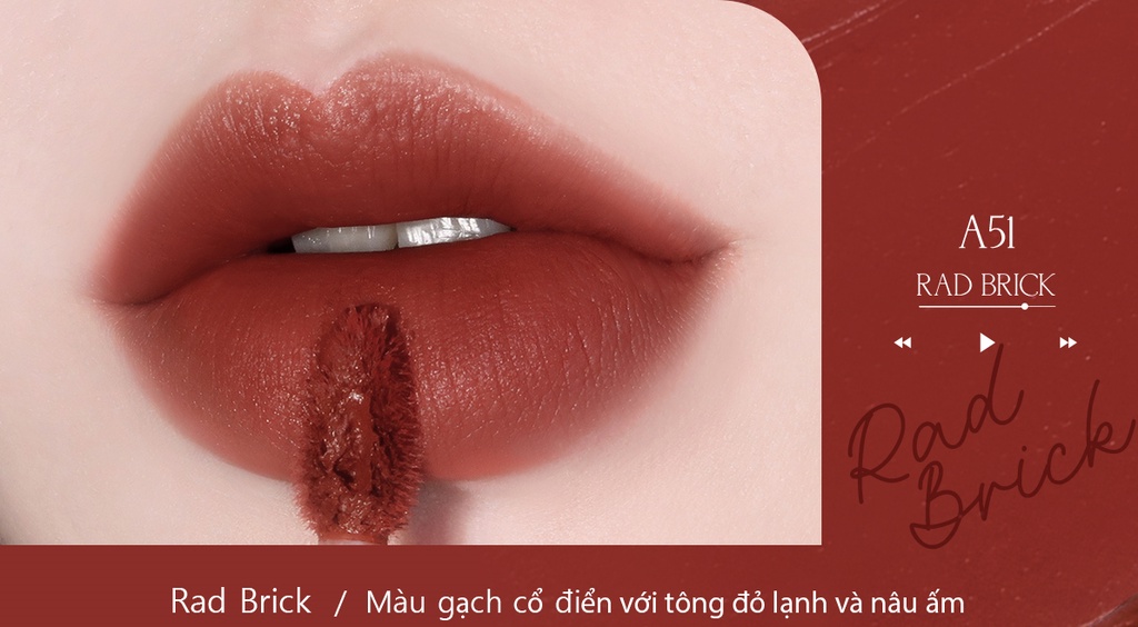 Mô tả Son Kem Black Rouge Air Fit Velvet Tint Ver 9 Acoustic Mood 36,7g - 10