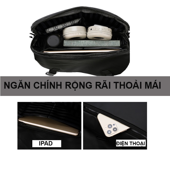 Túi đeo chéo BEE GEE 0149 phối đồ nữ