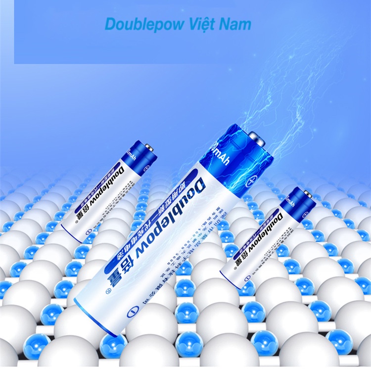 Bộ 4 pin sạc AAA 900mAh Doublepow chuyên dùng cho remote, chuột, đồ ...