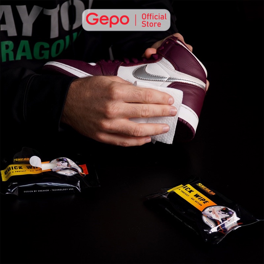 Mô tả Khăn Lau Sạch Giày Nhanh Quick Wipe Sneak3r Công Nghệ Oxi Aciton - 7