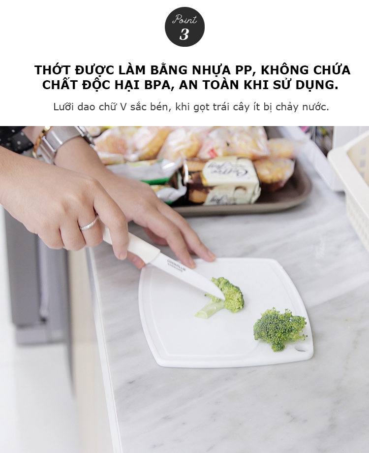 Dao Nhà Bếp Chống Dính LocknLock Dao Santoku Dao Cắt Bánh Mì Răng Cưa ...