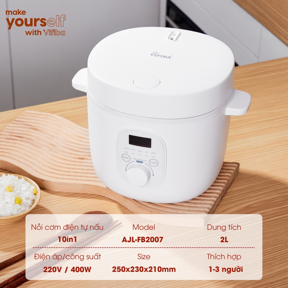 Các chức năng của nồi cơm VIFIBA