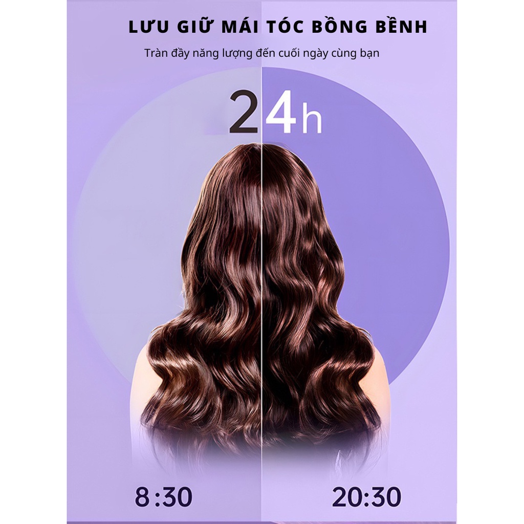 Mô tả Máy Uốn Tóc Xoăn Sóng Nước Size 36mm Nanomax XN-D36, 3 Chế Độ Nhiệt, Tích Hợp Ion Bảo Vệ Tóc Hư Tổn, Bh 6 Tháng - 7