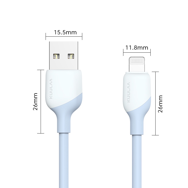 Mô tả Cáp sạc USB KUULAA lightning MFi dài 1 mét thích hợp cho for iPhone 13 12 mini 8 7 6 Plus 5 - 10