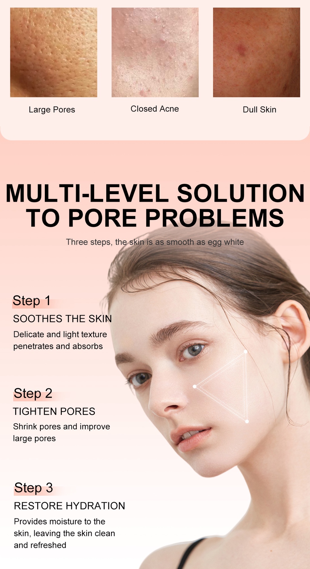 Mô tả MeiYanQiong Tinh chất Pore Se Giúp Thu Nhỏ Lỗ Chân Lông Và Làm Sáng Da 10ml - 2