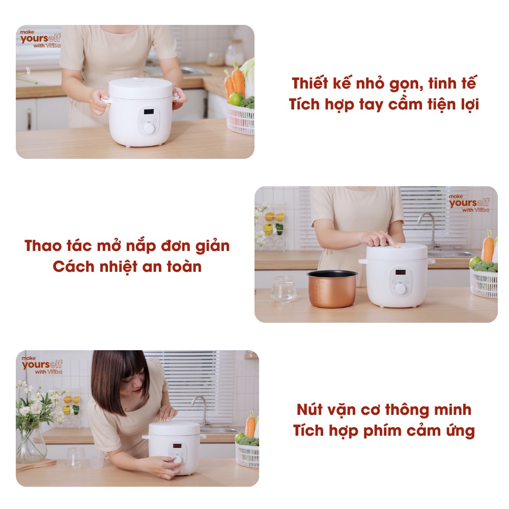 Tính năng hẹn giờ nồi cơm VIFIBA
