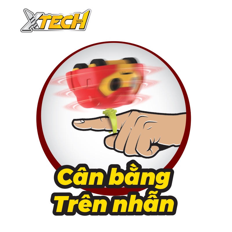 Mô tả Đồ Chơi XTECH Đồng Hồ Con Quay Ma Thuật Đỏ Vàng X301003/RD-YE - 2