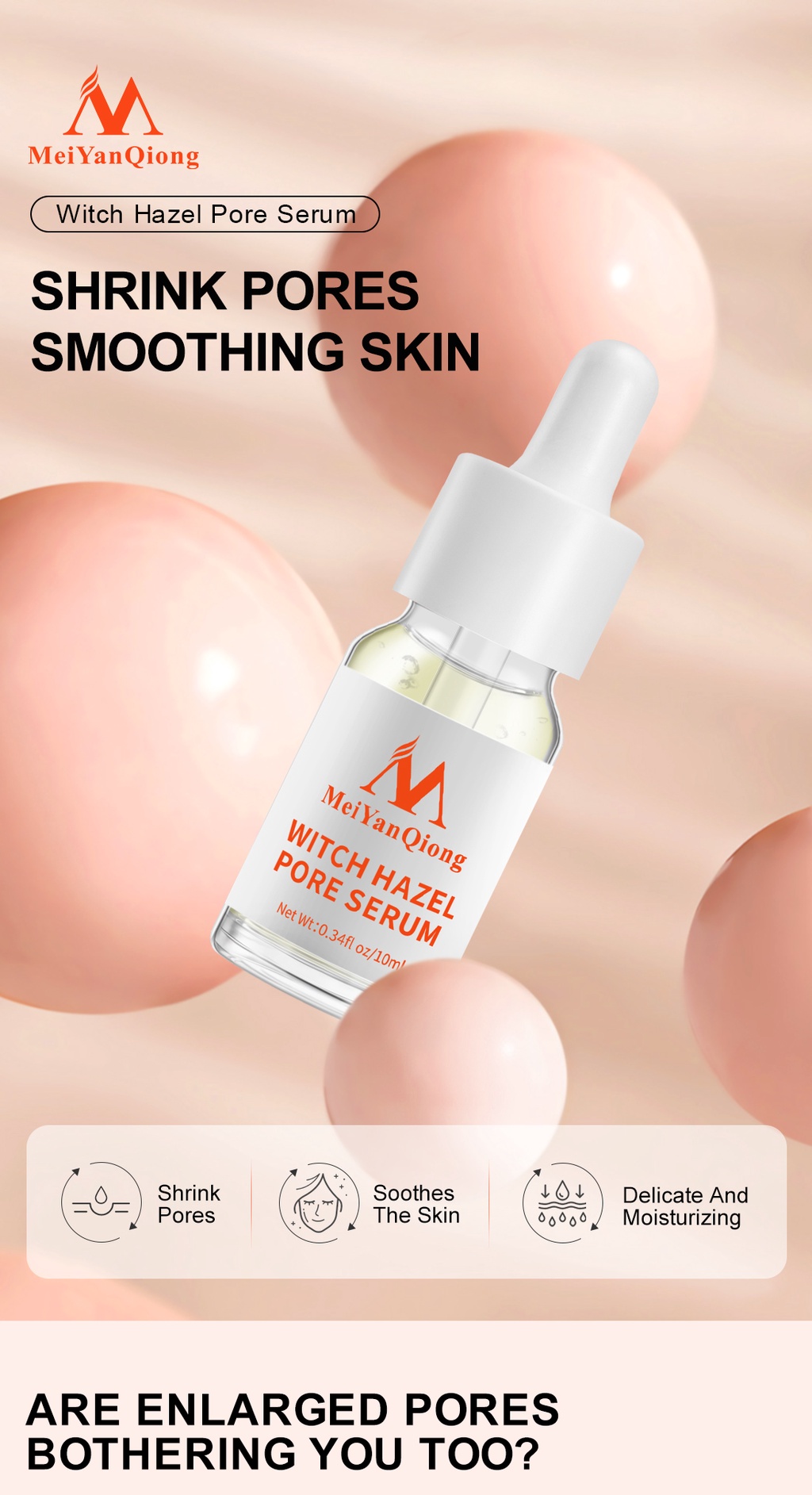 Mô tả MeiYanQiong Tinh chất Pore Se Giúp Thu Nhỏ Lỗ Chân Lông Và Làm Sáng Da 10ml - 1