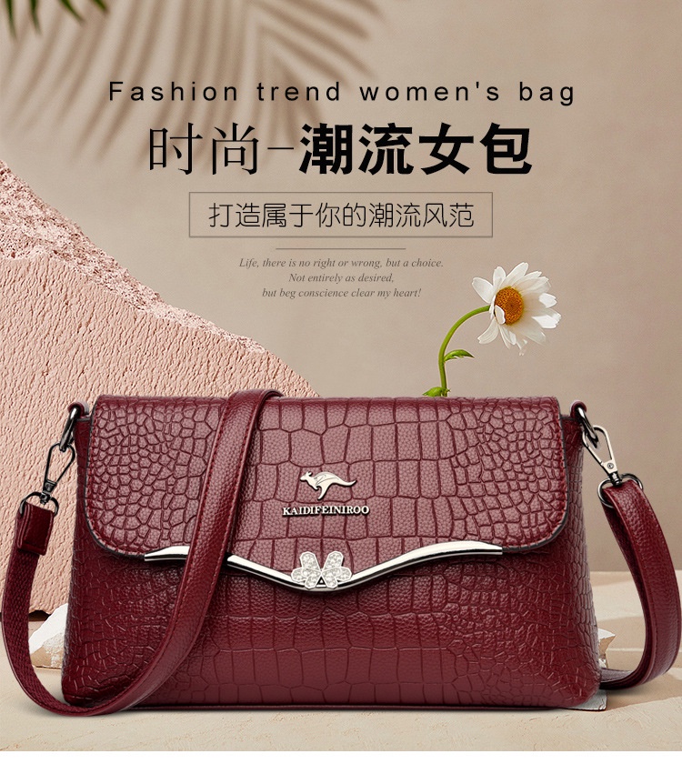 Mô tả Túi xách nữ cao cấp đẹp KAIDIFEINIROO KF17 (9610) phong cách Hàn Quốc đủ 2 dây size 27cm - 6