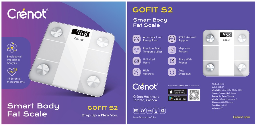 GoFit Body Comp Scale