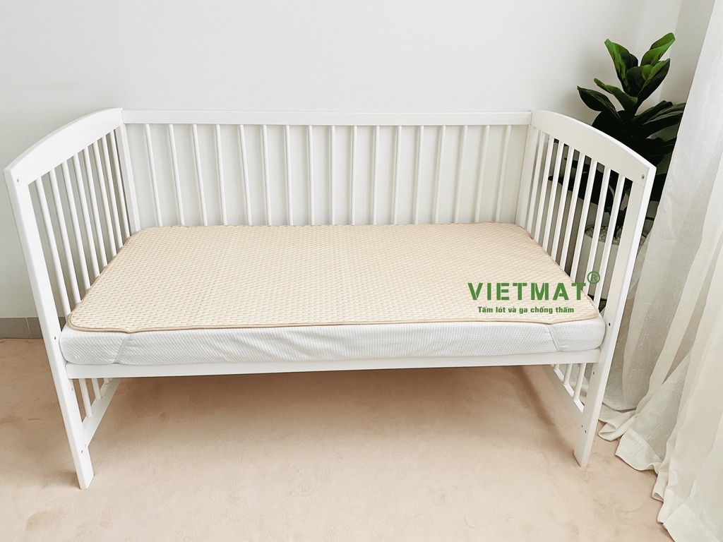 Mô tả Siêu lót chống thấm cho bé Supermat lót mông, lót nôi cũi, trải giường mềm êm, thoáng mát, không nóng bí giặt máy - 3