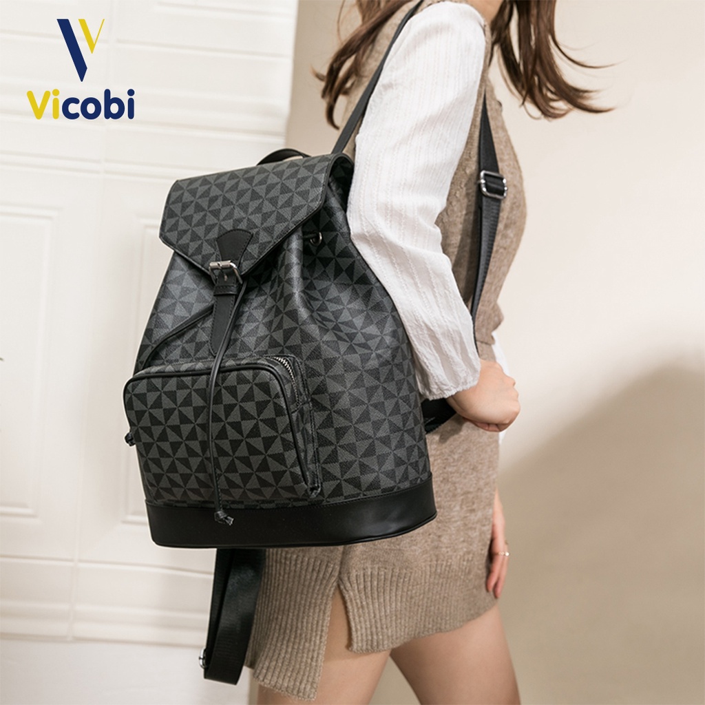 Mô tả Balo da Pu cao cấp Vicobi B2 Rita, Nam nữ đều dùng được, phù hợp dịp học, du lịch, đi làm... - 3