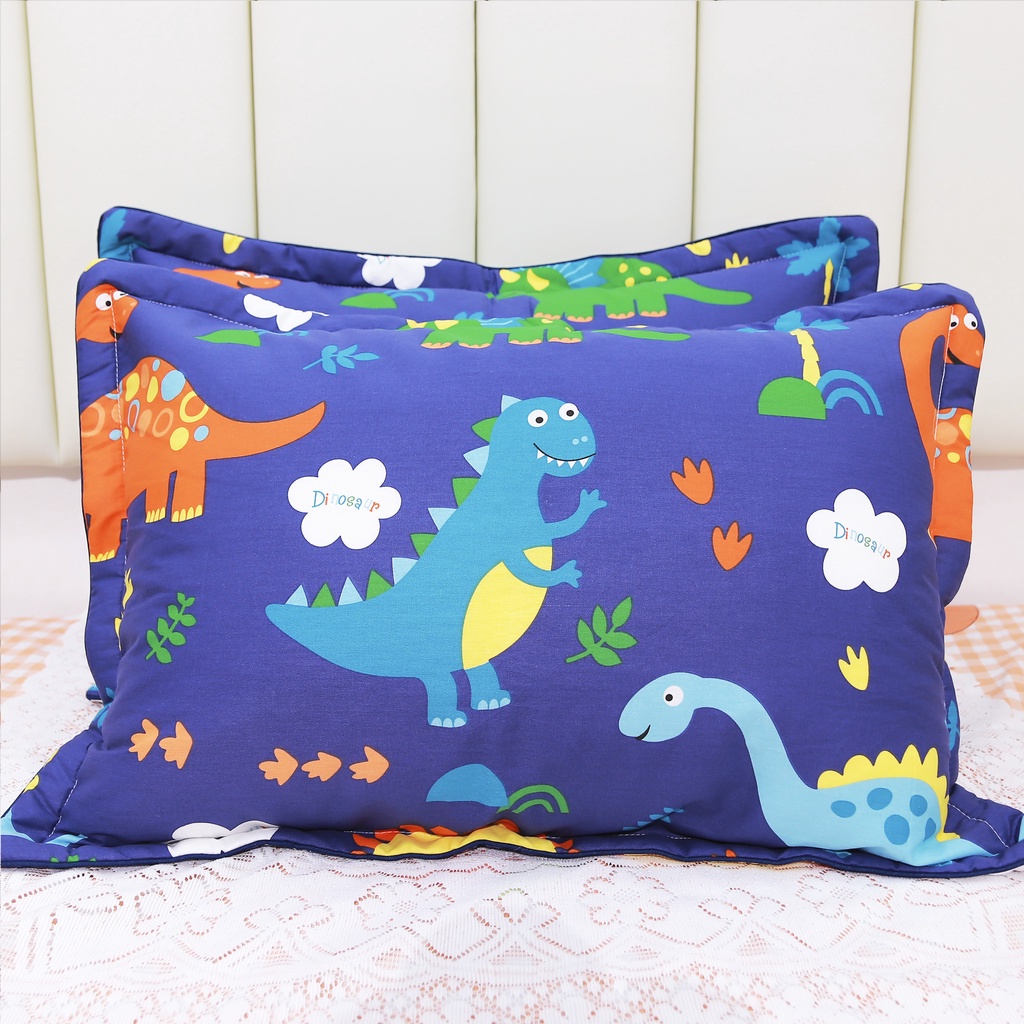 Mô tả Vỏ Gối Nằm Cotton 100% lạnh, Áo gối nằm 45x65cm Hàn Quốc cao cấp (Có lót bông - ZingZingMart) - 2