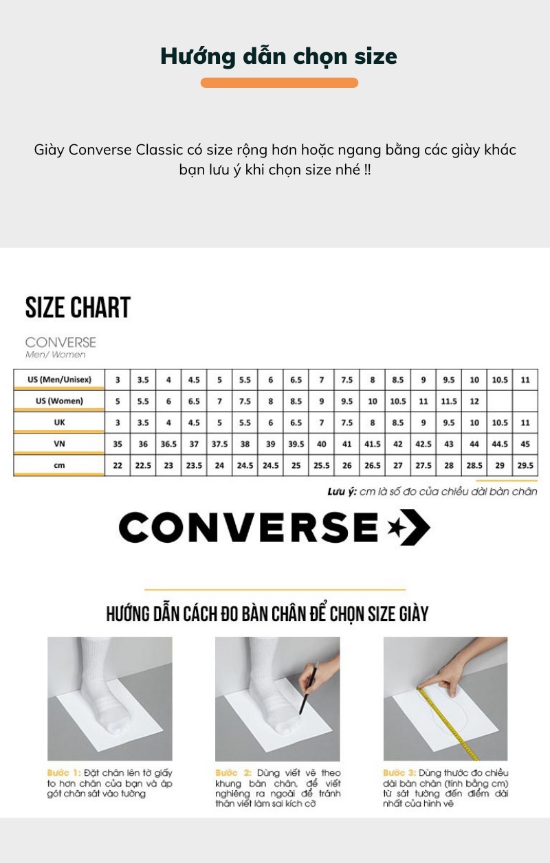 Mô tả Giày Converse Chuck Taylor All Star Classic Trắng 121184 - 6