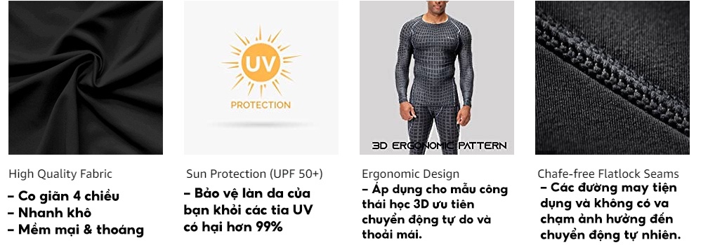Mô tả Quần legging giữ nhiệt thể thao thun ôm đùi short tập gym bó cơ pro combat đá bóng rổ TSLA DEL1004 - 1