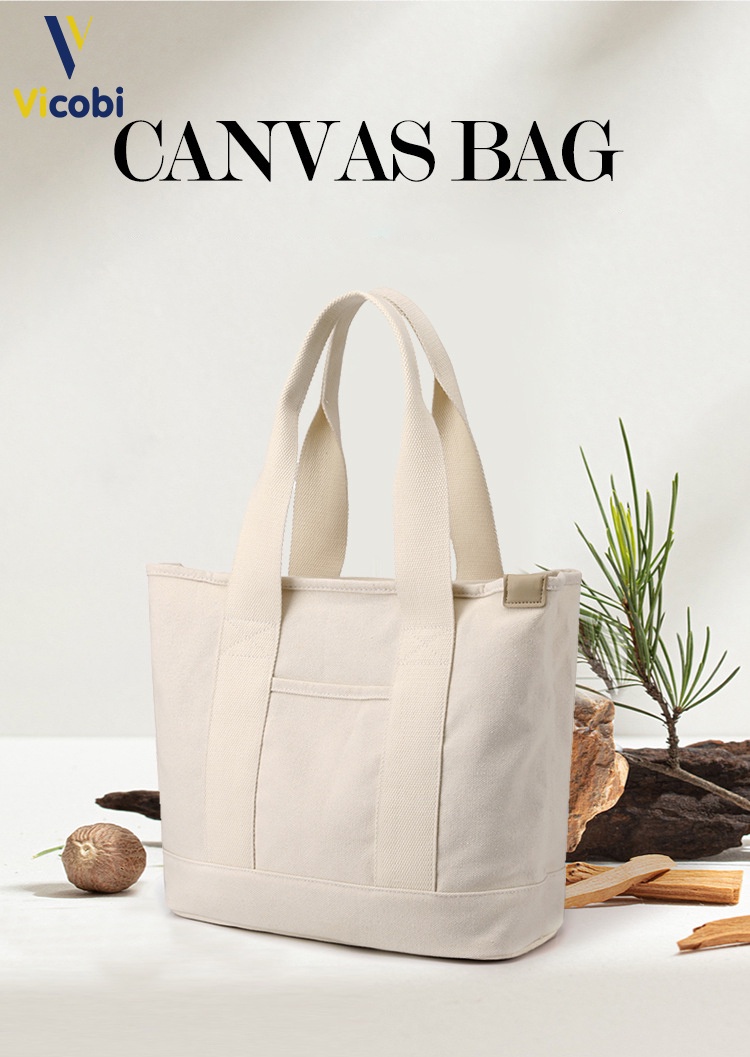 Mô tả Túi xách nữ vải Canvas dày dặn Dakota Vicobi CV1 - 12