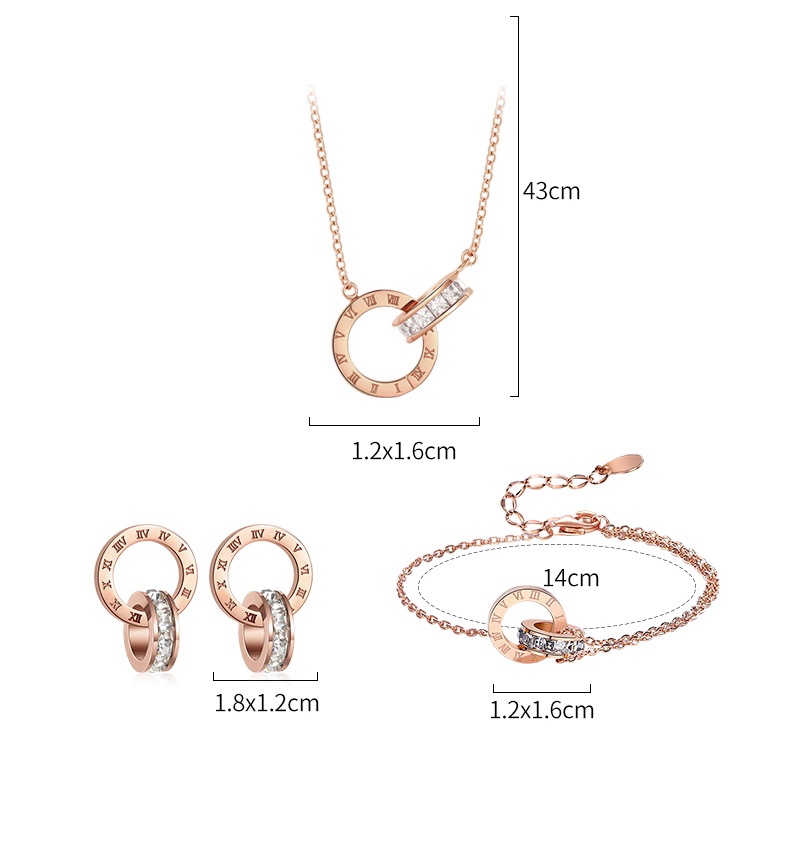 Mô tả Dây chuyền nữ LAMY Sweet Love Necklace Rose Gold 6003 - 12