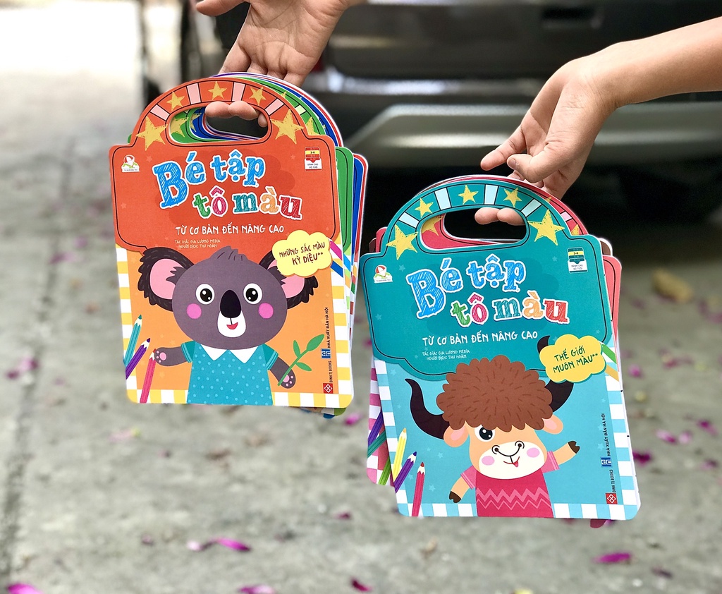 Mô tả SÁCH - Bé tập tô màu - Từ cơ bản đến nâng cao ( nhiều chủ đề ) - 11