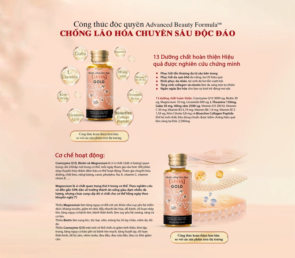 Công dụng ADIVA Gold