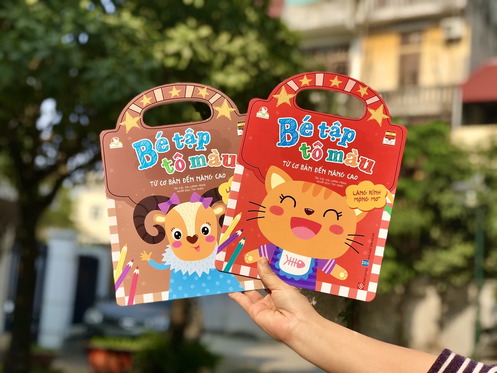 Mô tả SÁCH - Bé tập tô màu - Từ cơ bản đến nâng cao ( nhiều chủ đề ) - 4