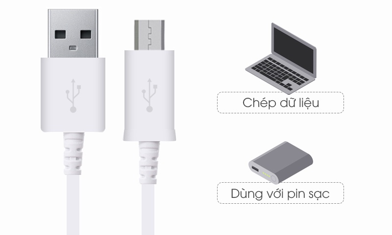 Mô tả Cáp sạc Type c Samsung 15w 1 màu đen trắng Bảo hành lỗi 1 đổi 1 trong 6 tháng - 1