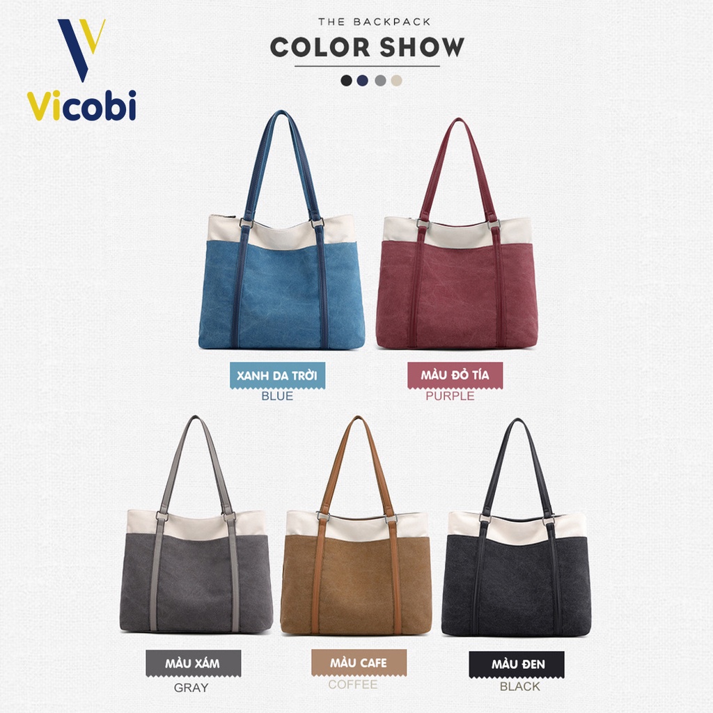 Túi vải dày dặn Vicobi