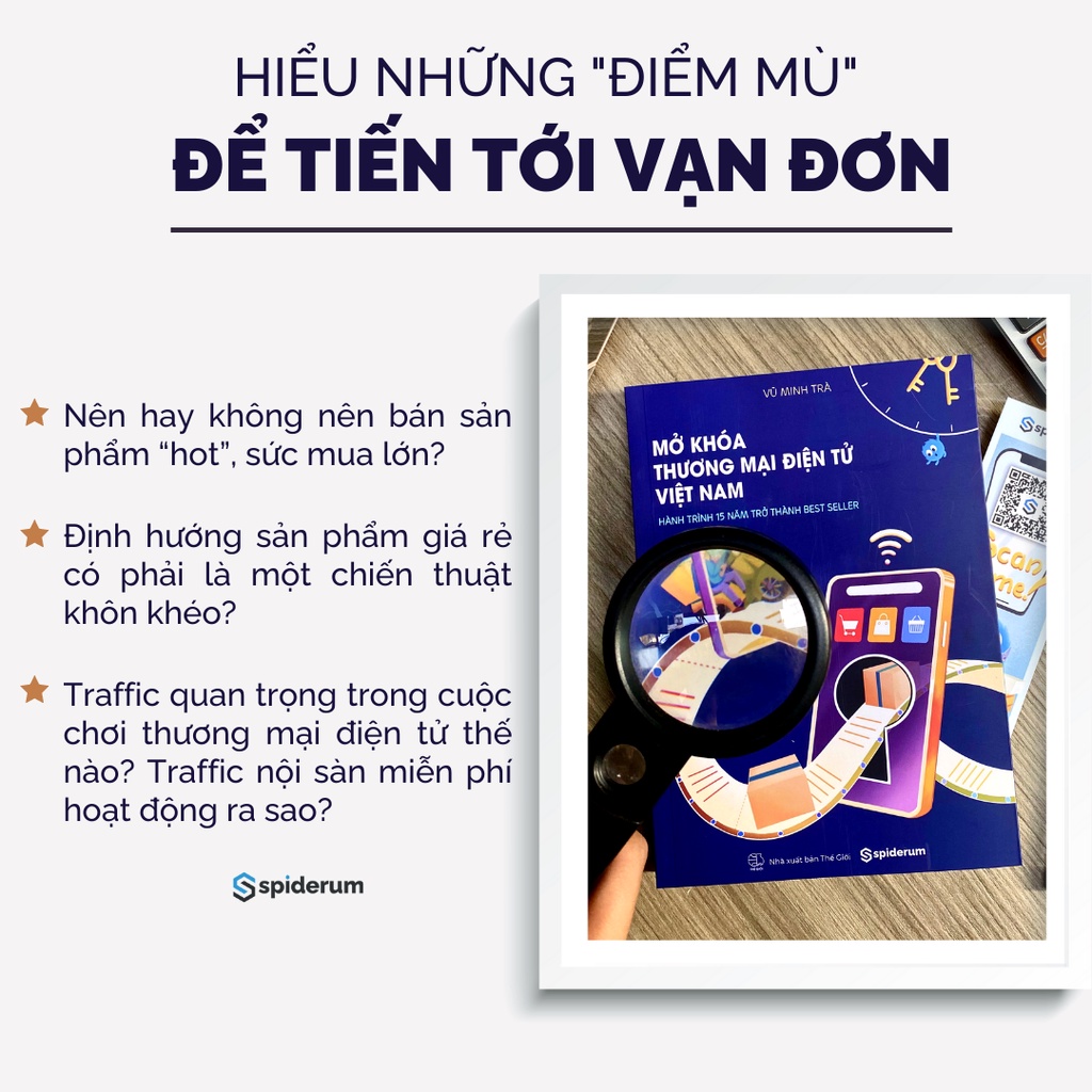 Mô tả Sách Mở Khóa Thương Mại Điện Tử Việt Nam - Bí Kíp Trở Thành Best Seller Trên Shopee - Tác Giả Vũ Minh Trà - 2