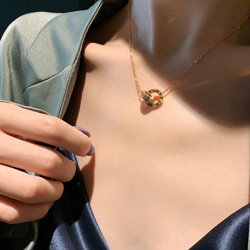 Mô tả Dây chuyền nữ LAMY Sweet Love Necklace Rose Gold 6003 - 10