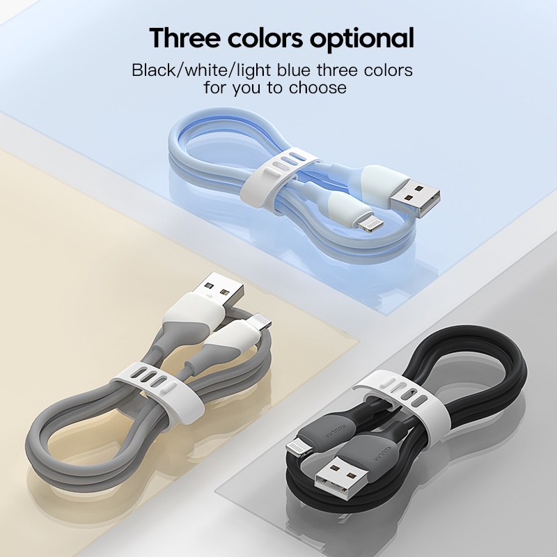 Mô tả Cáp sạc USB KUULAA lightning MFi dài 1 mét thích hợp cho for iPhone 13 12 mini 8 7 6 Plus 5 - 8