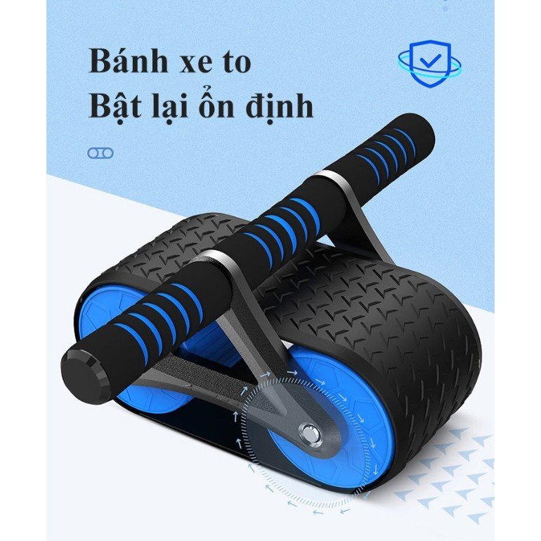Mô tả Con Lăn Tập Cơ Bụng Sử Dụng Công Nghệ Mới Có Phanh Lò Xo Trợ Lực Đại Nam Sport + Kèm Thảm Lót Gối - 2