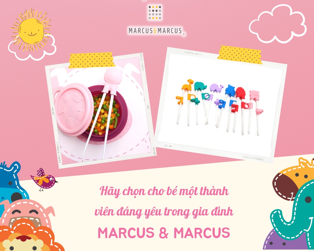 Mô tả Đũa tập ăn cho bé Marcus & Marcus - Pokey - 4