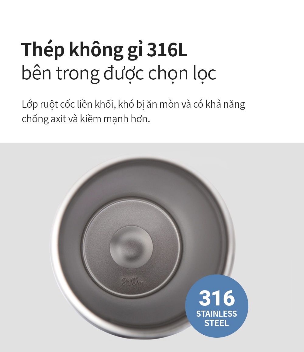 Mô tả Ly giữ nhiệt LocknLock LHC3249 550ml, LHC3271 400ml, Hàng chính hãng, thép không gỉ 316L - JoyMall - 7