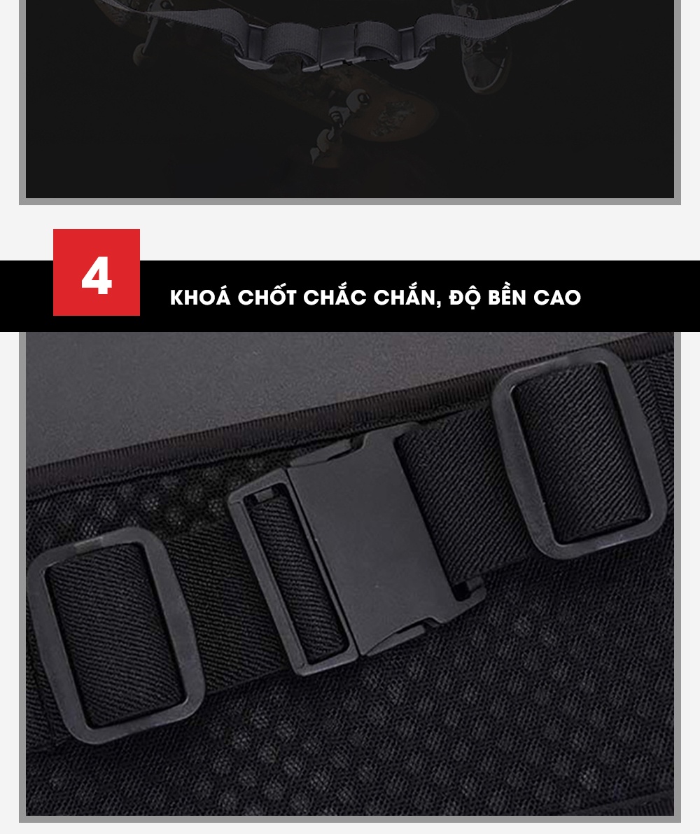 Mô tả Túi đeo bụng chạy bộ, đai đeo điện thoại chạy bộ nam nữ chính hãng GoodFit GF106RB - 6