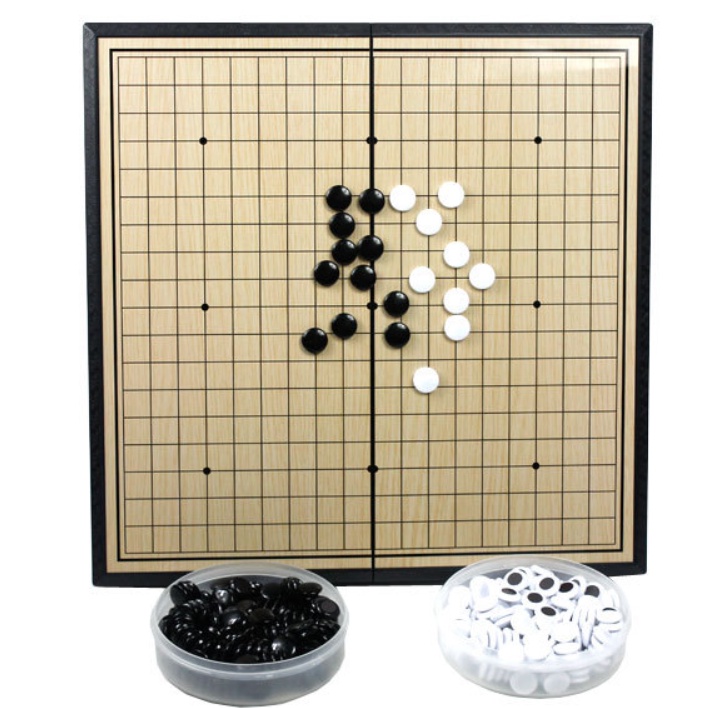 Mô tả Bộ Cờ Vây Nam Châm Chọn Kích Thước Siêu To 37*37Cm, Trò Chơi Cờ Caro Cao Cấp, Có Bàn Là Hộp Đựng Hãng Amalife - 8