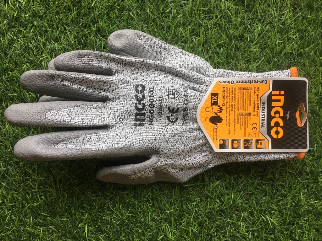 Mô tả Găng tay chống cắt cấp độ 5 INGCO HGCG01-XL | HGCG02-XL, găng tay Latex HGVL06 cao su tổng hợp và sợi cotton polyester - 6