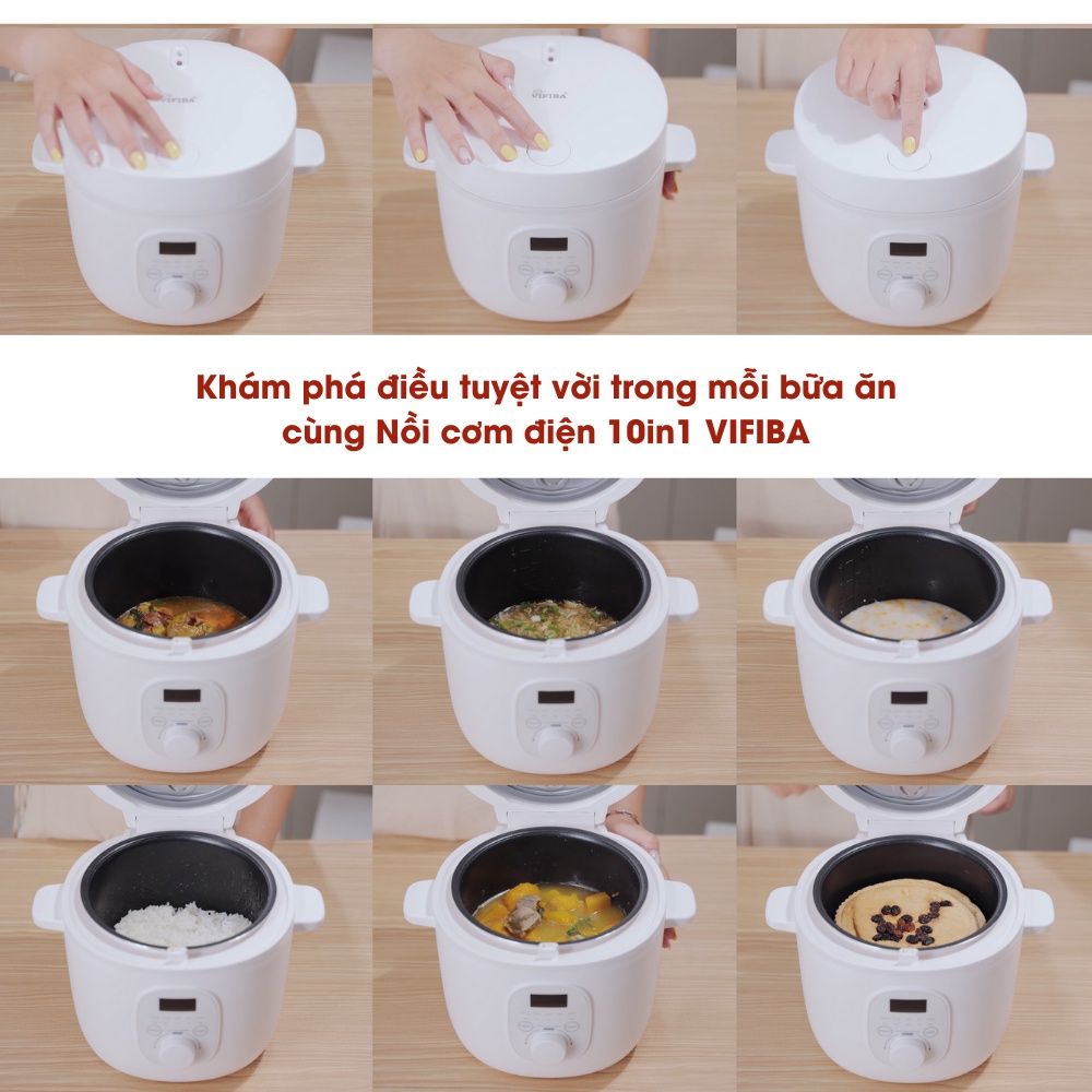 Trọn bộ sản phẩm nồi cơm VIFIBA