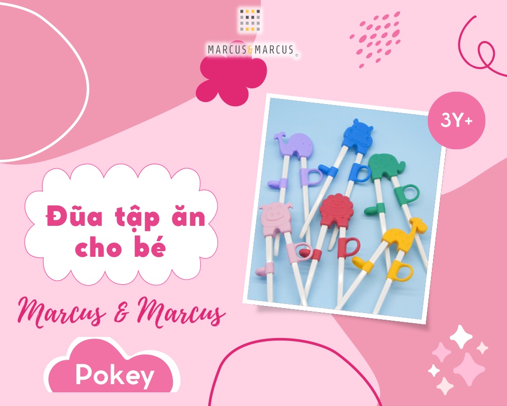 Mô tả Đũa tập ăn cho bé Marcus & Marcus - Pokey - 1