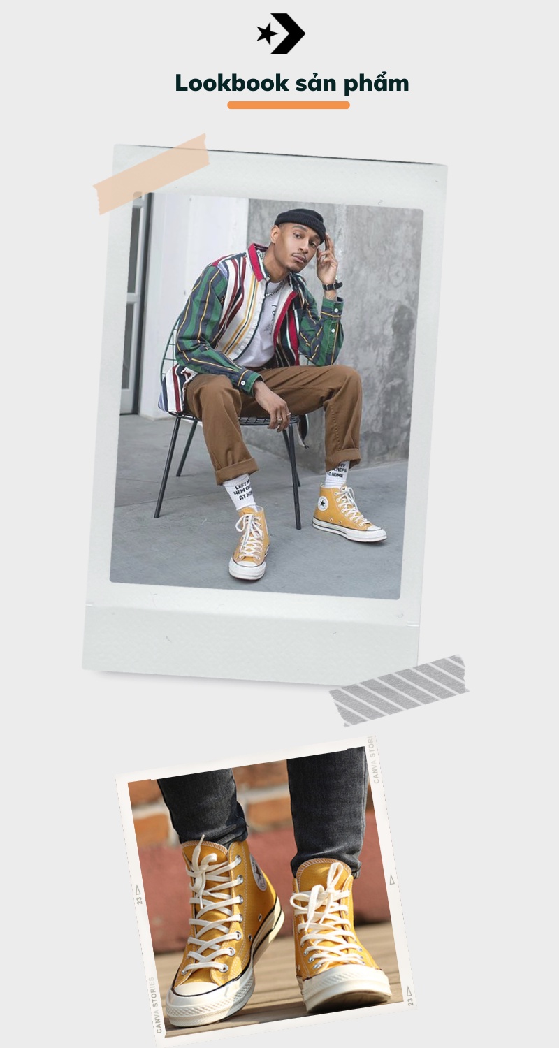 Mô tả Giày Converse Chuck Taylor 1970s Sunflower 162054C - 1