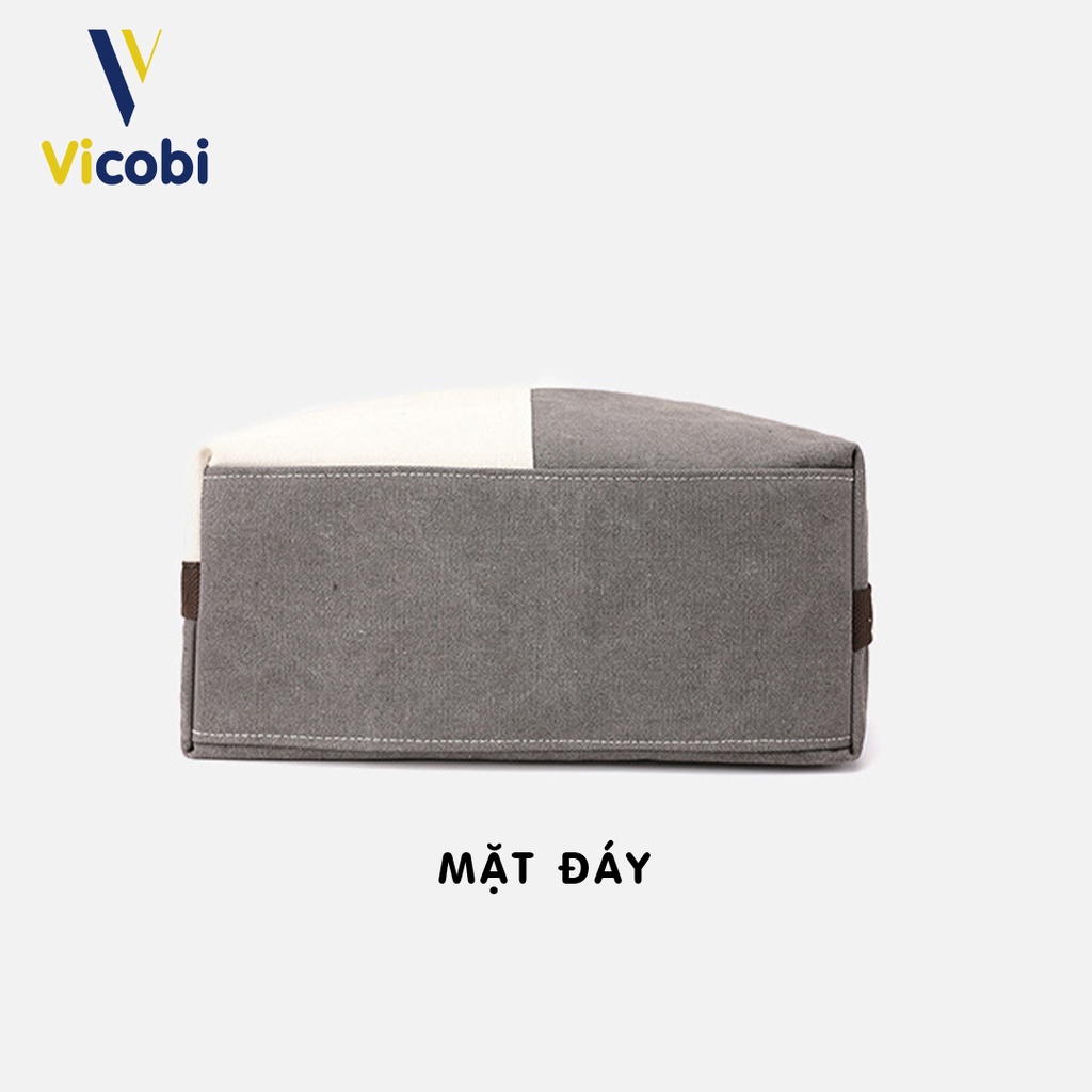 Túi Xách Nữ Canvas Ronan Vicobi CV2 - Chất liệu