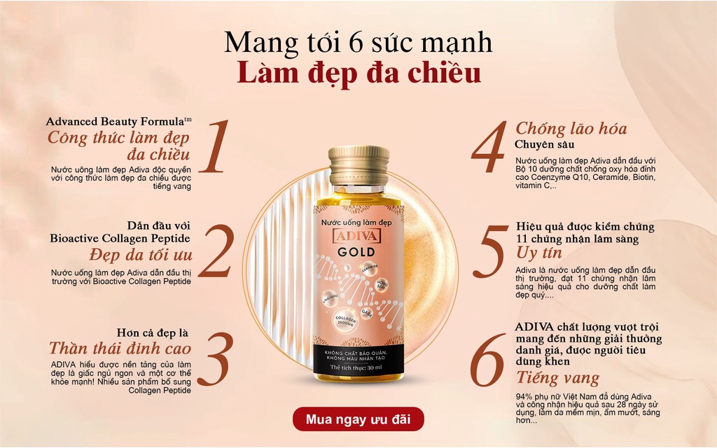 Viên uống trắng da ADIVA White