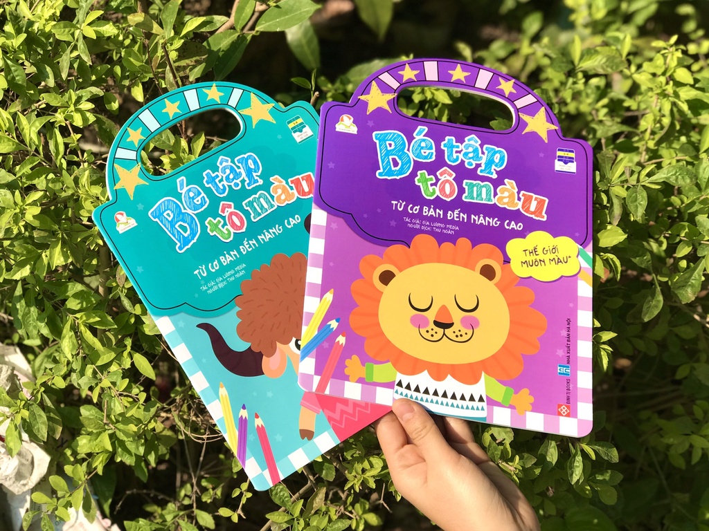 Mô tả SÁCH - Bé tập tô màu - Từ cơ bản đến nâng cao ( nhiều chủ đề ) - 2