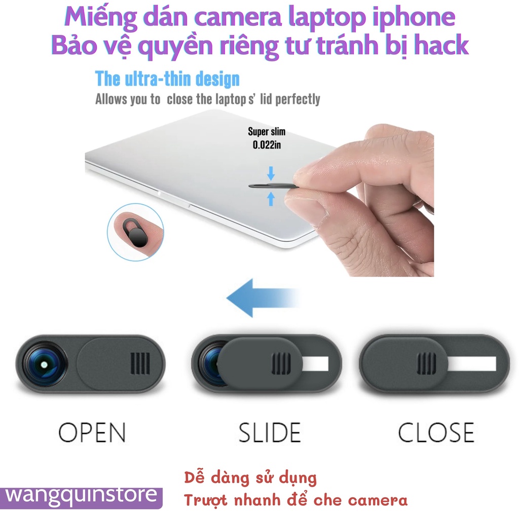 Miếng dán che camera trước cho điện thoại/ máy tính bảng/ laptop siêu ...